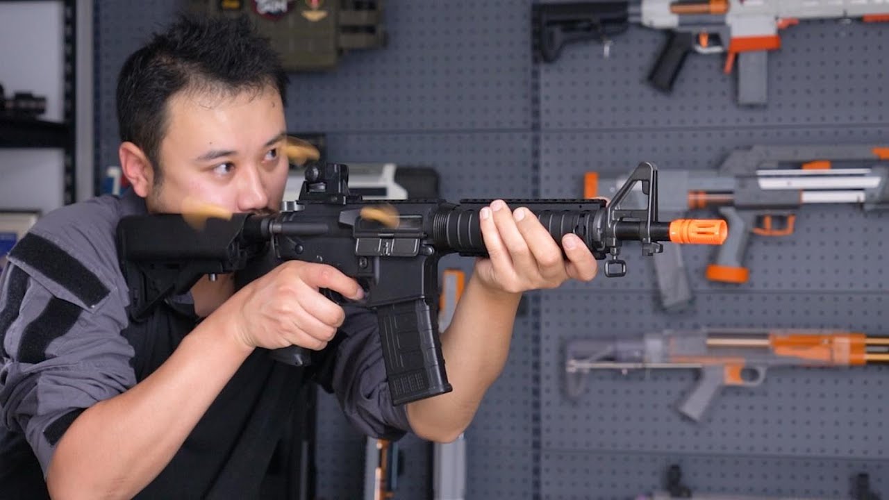 【玩弹】司骏「M4 CQBR」电动抛壳模型