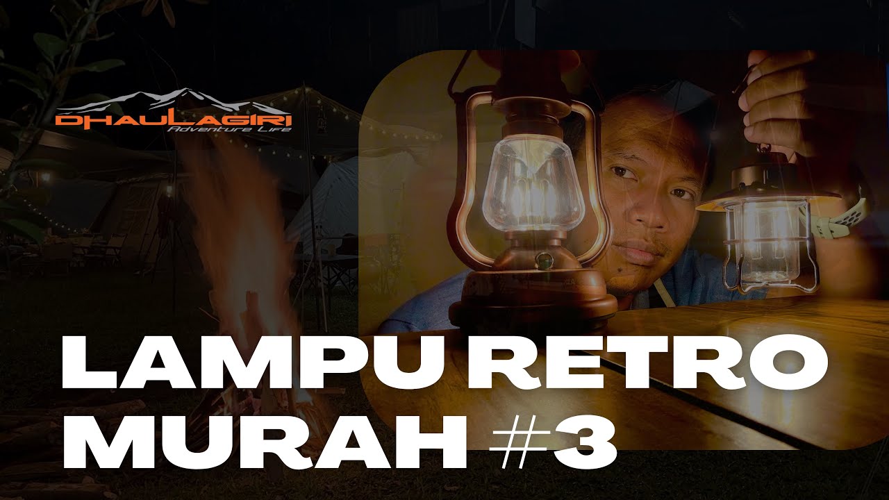 Review lampu murah retro part 3 | dhaulagiri Retro Lamp LR-53 | Mitsuyama MS-1038
