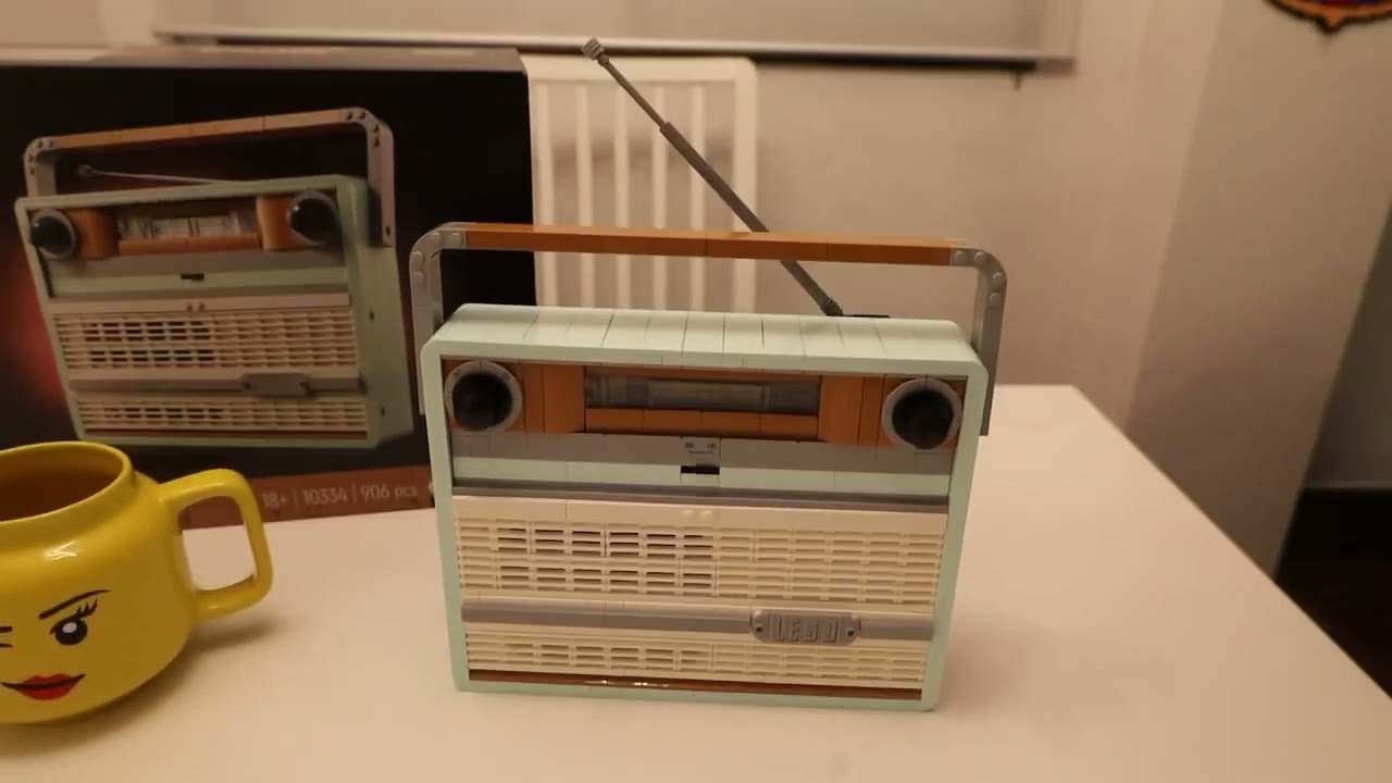 Presentación de Mini Altavoz para LEGO Radio Retro 10334