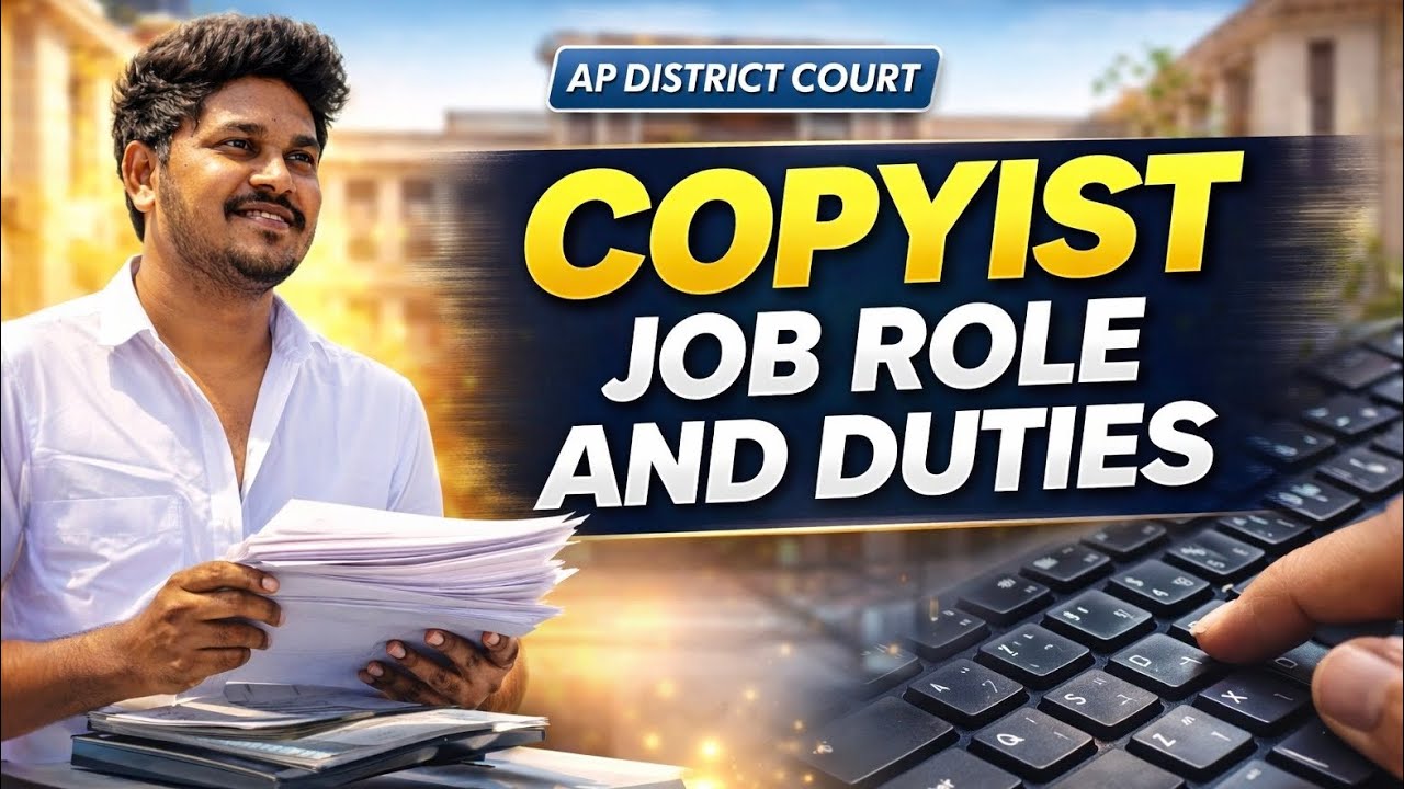 AP District Court Copyist Job Role & Duties Full Details | Skill Test | Salary | Latest Update
