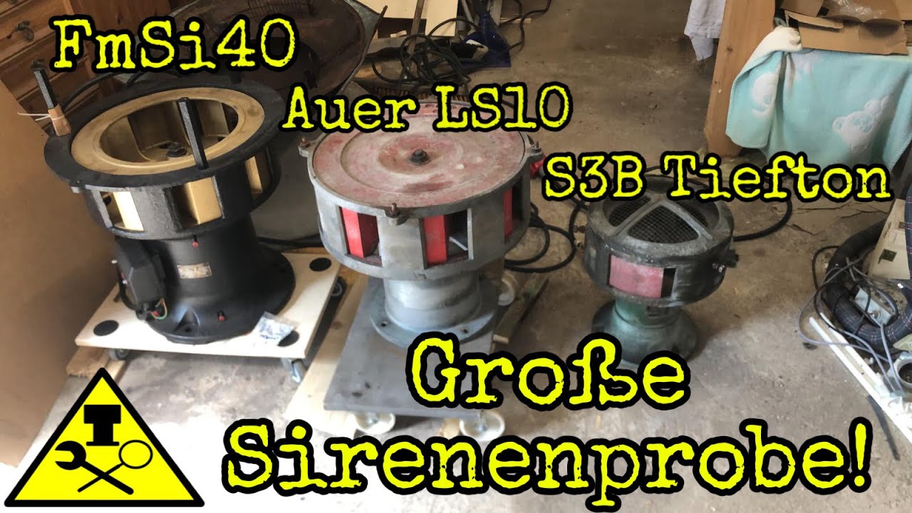 1000 Abo Spezial!!! Probealarm mit drei besonderen Sirenen!