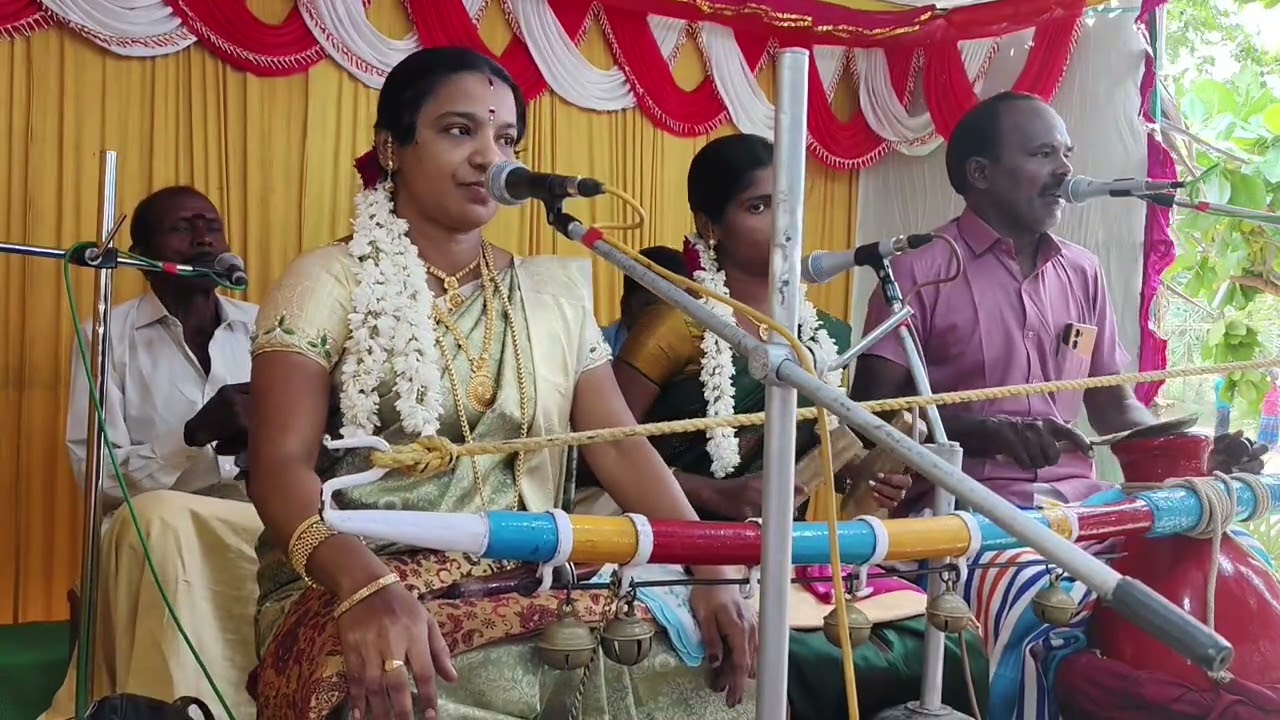சங்கிலி பூதத்தார் கோவில் சிவசுப்பிரமணியபுரம் மார்கண்டன் கதை வசந்தி வில்லிசை #kulasai #sangil 