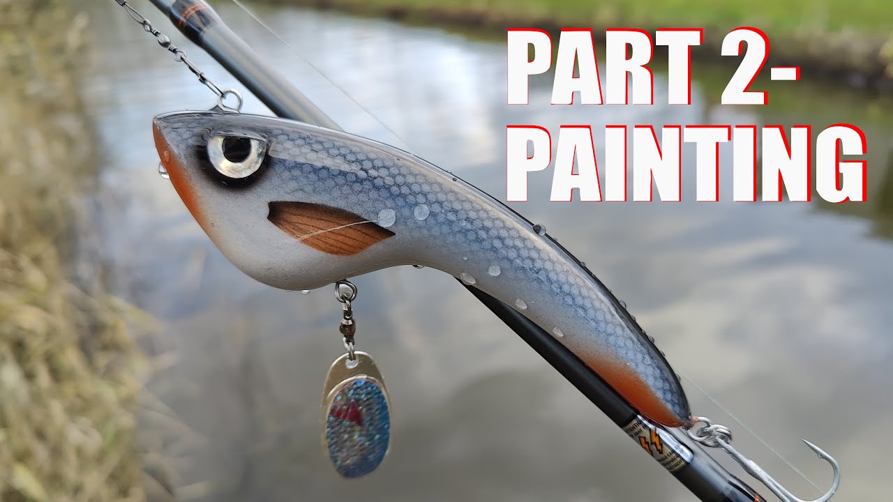 Making A BEASTLY Fishing Lure (Part 2 - Painting)