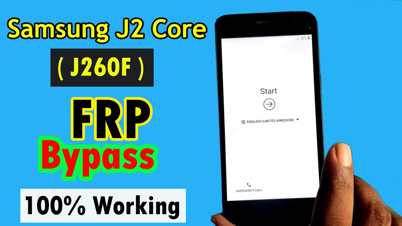 Samsung J2 Core  ( J260F ) FRP Bypass | Samsung J2 Core Google Account remove | J260F/G Frp Unlock