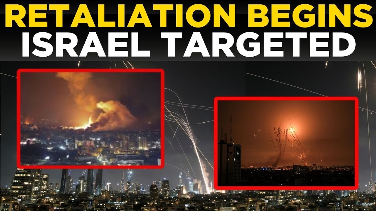 World News Live: Iran Fires Missiles at Israel After Strikes on Iranian Targets | US-Israel Iran War