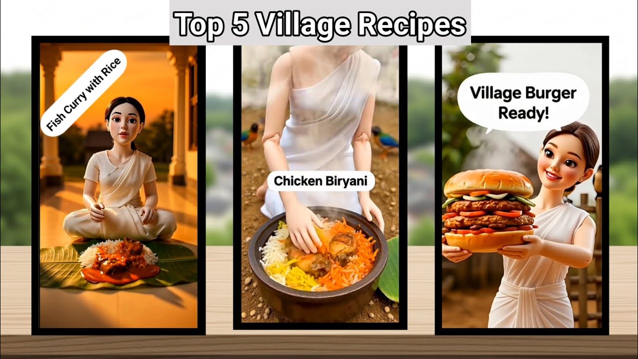 Top 5 Miniature Cooking! 🍔🍕🍗 Village Style Burger, Pizza & Biryani Recipe (Satisfying ASMR) #cooking