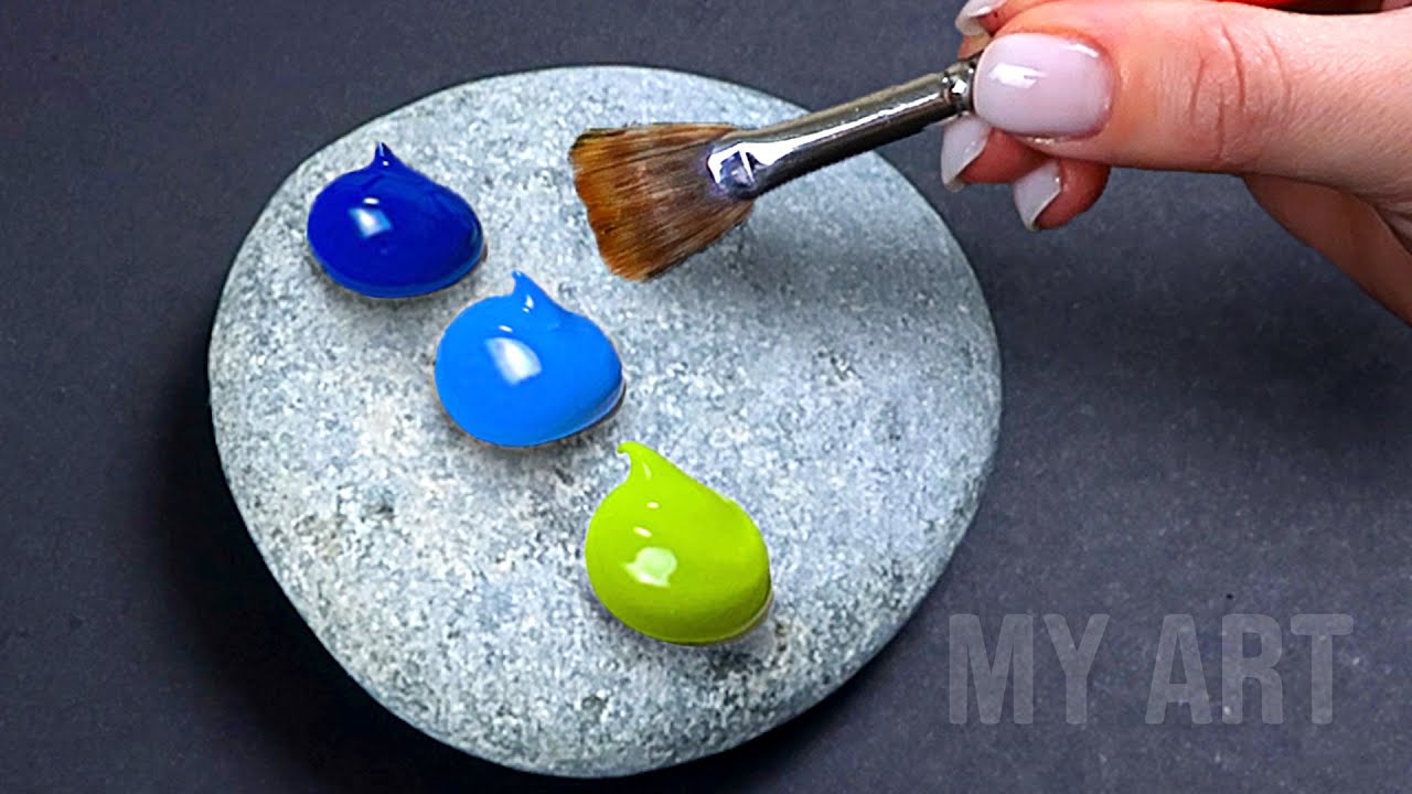 BEST CREATIVE PAITING IDEAS on Stone | ASMR ART Compilation