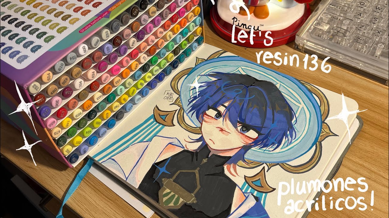 Todo lo que debes saber sobre los plumones acrílicos/ Let’s resin ⭐️