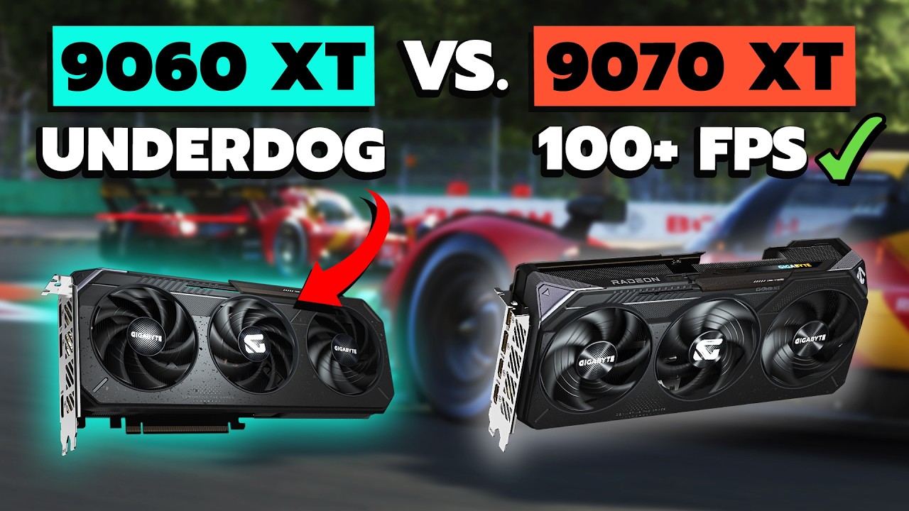 100+ FPS Sim Racing on a Budget? AMD Radeon RX 9060 XT vs. RX 9070 XT Tested