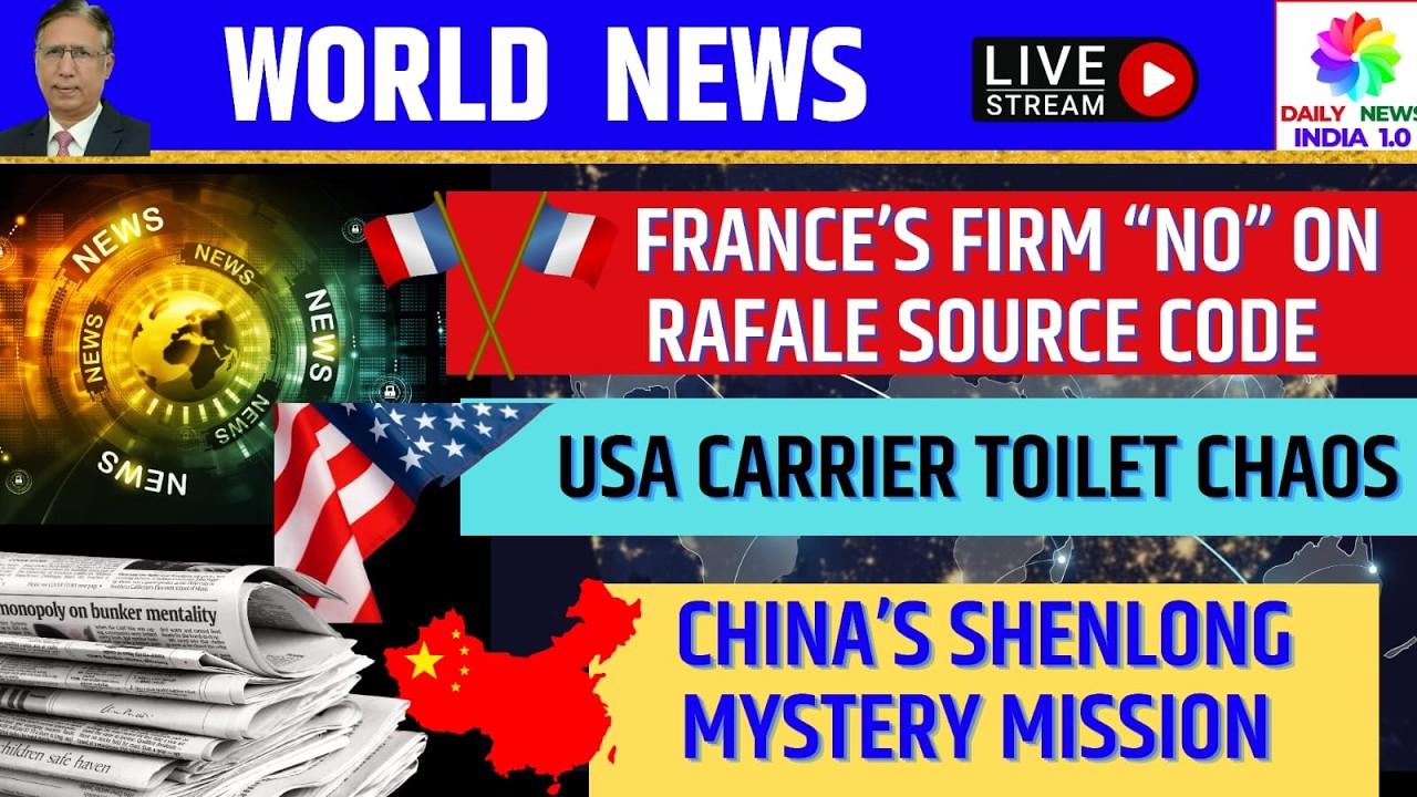 Chinese Shenlong Space Plane, Toilet War on ACC of US, France Refused Source Code on Rafale