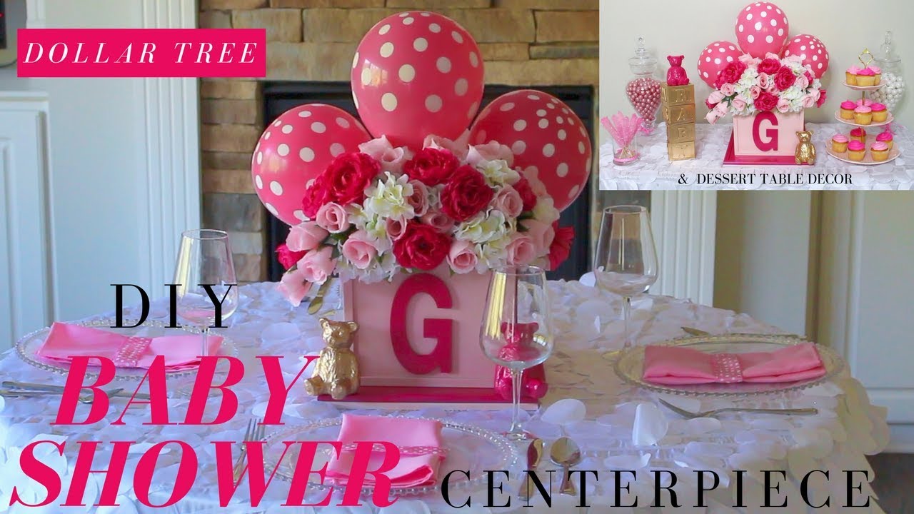 Gorgeous Baby Block Baby Shower Centerpiece on a Budget | Dollar Tree Baby Shower Centerpiece