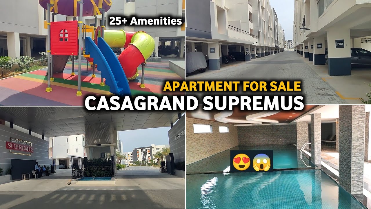 Apartment for sale in Casagrand Supremus Thalambur OMR | near Siruseri IT Park