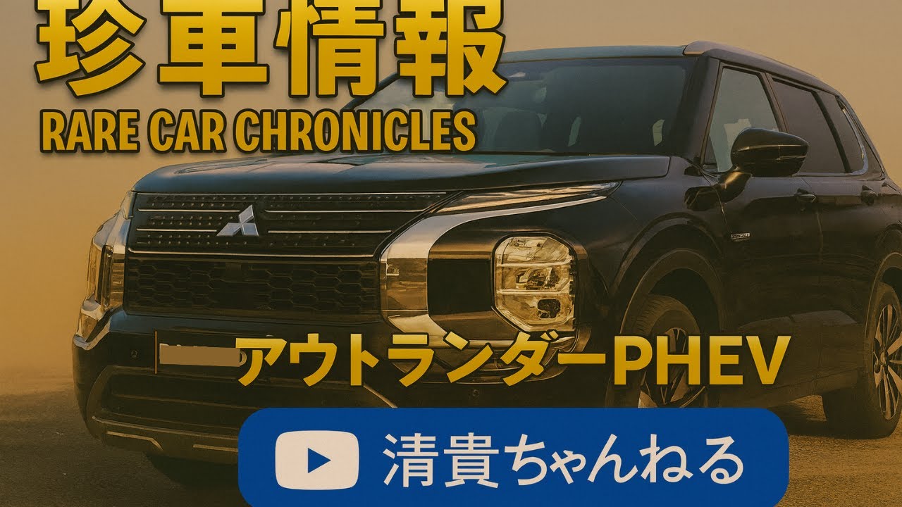 【電動SUVの頂点】アウトランダーPHEVの走りと静寂を6分半で体感！