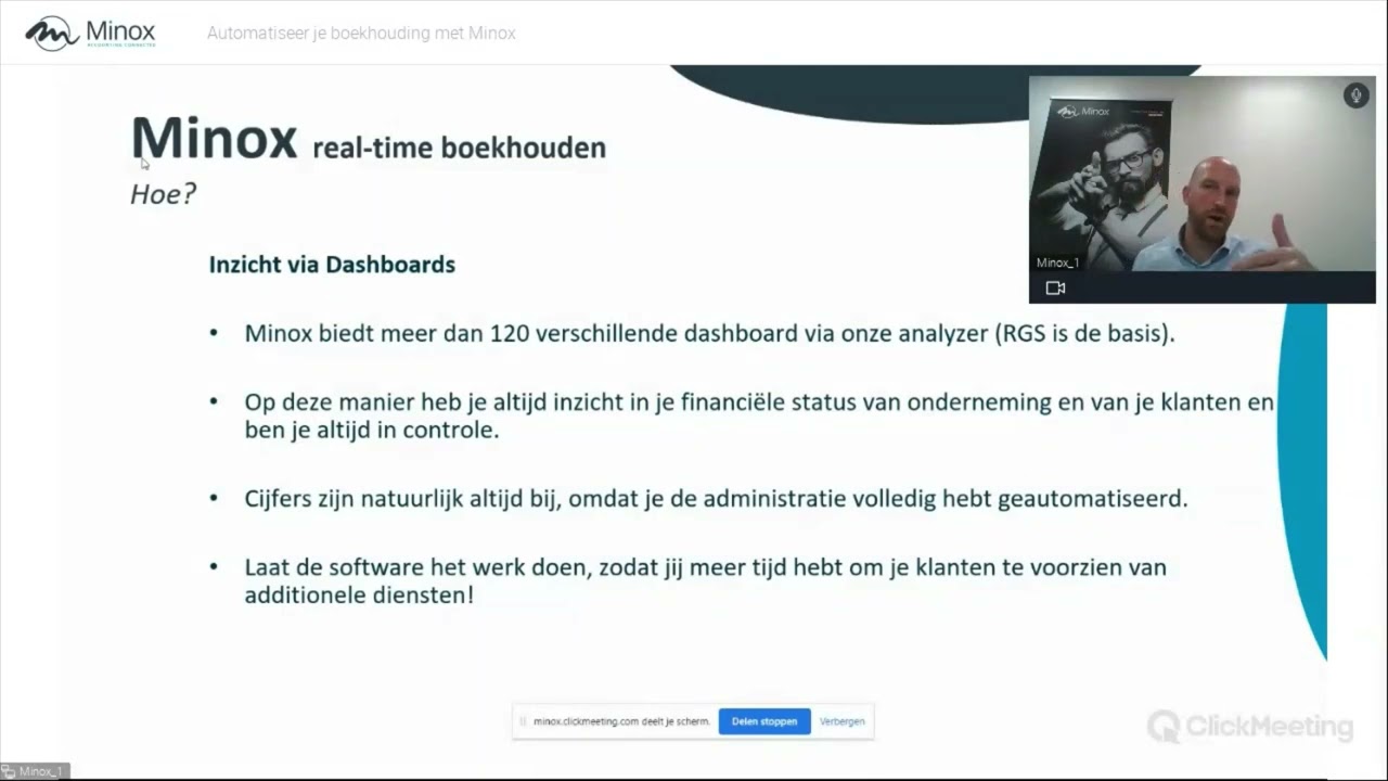 Webinar - Automatiseer je boekhouding met Minox!