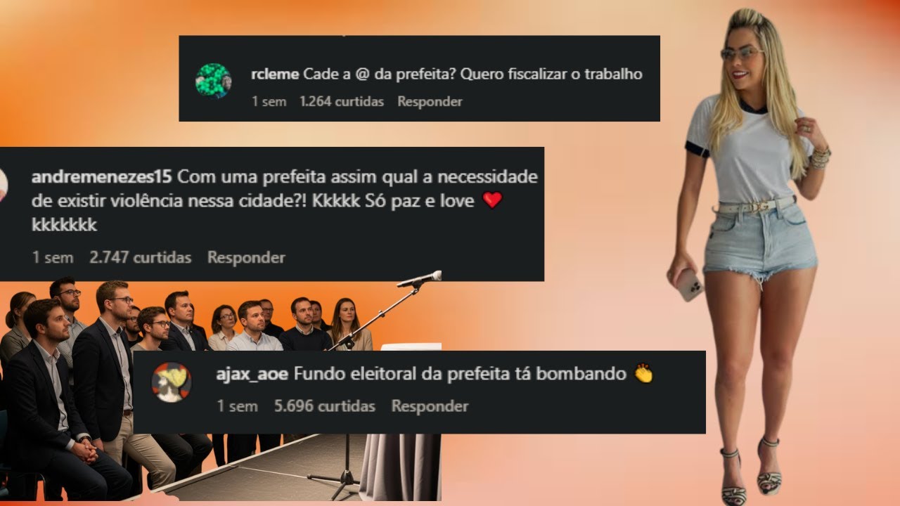 COMENTÁRIOS ENGRAÇADOS DO INSTAGRAM - TODO MUNDO DE OLHO NO DISCURSO DA PREFEITA 😂😂❤❤