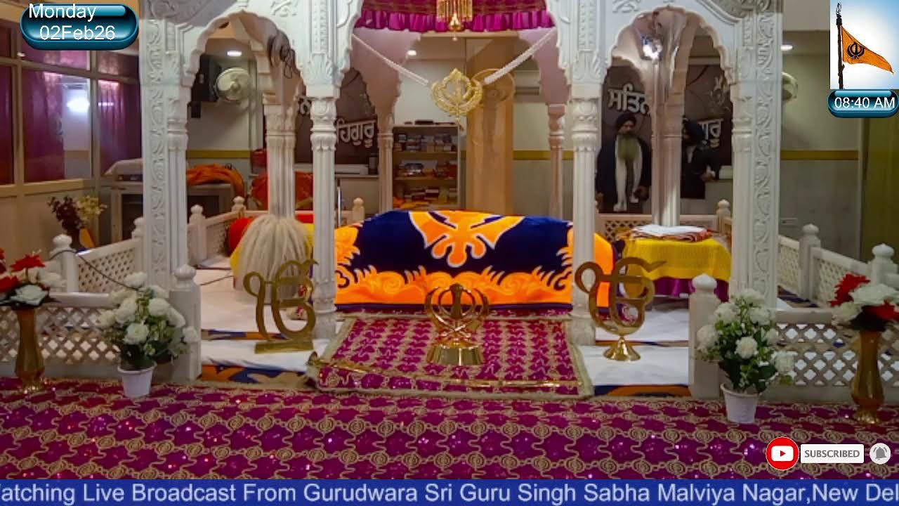 Path  & Kirtan || Gurdwara Sri Guru Singh Sabha Malviya Nagar
