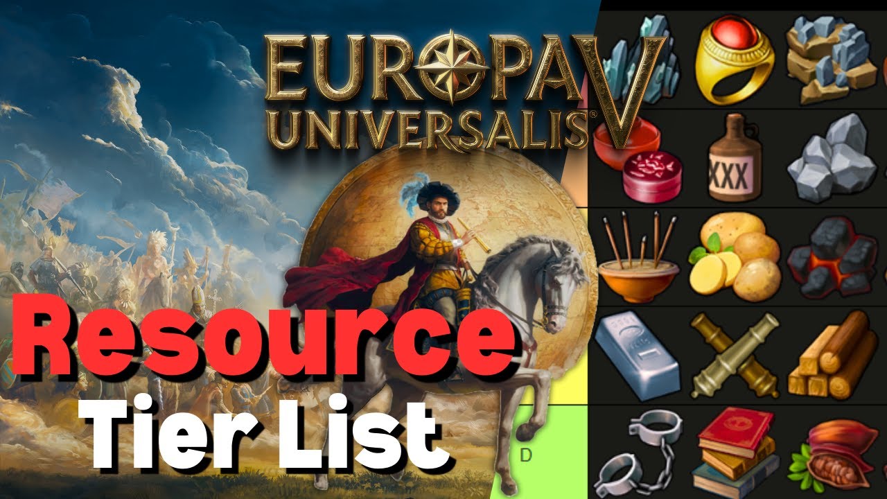 Resource TIER LIST for Europa Universalis V (EU5)