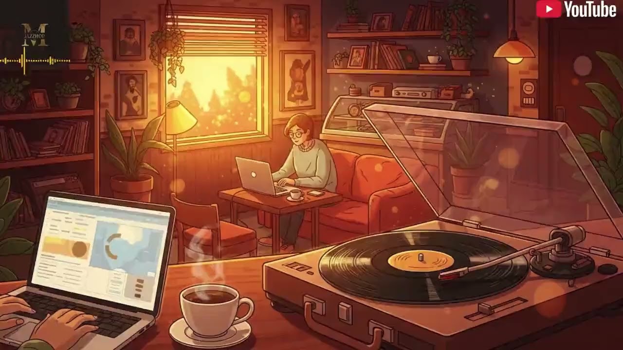 Groove Jazzhop for Focus ☕ Smooth Cafe Beats (1 Hour)