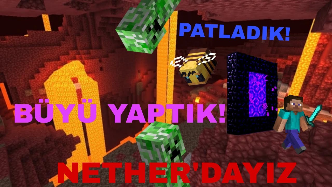 NETHER'a ayak bastık!   | SİHİRLİ EJDERHA DÜNYASI #11