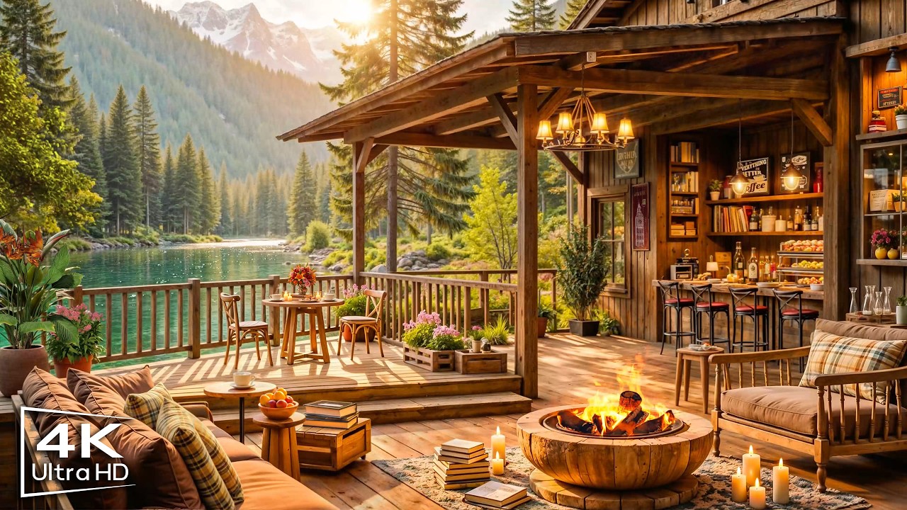 Relaxing February Jazz Music for Studying, Work 🍃 Soft Morning Jazz at Cozy Coffee Porch Ambience