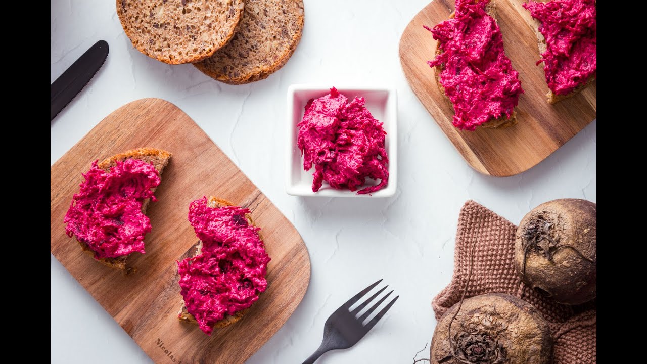 Beetroot dip - healthy snack
