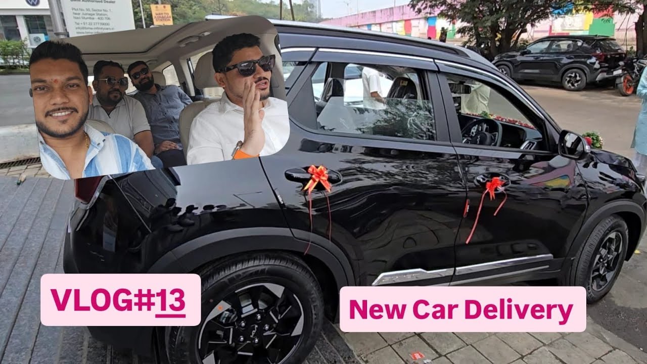 VLOG#13 | 🚗 नवीन गाडी आली! New Kia Sonet Delivery Celebration 🎉 | Friends & Family Fun Vlog 😍