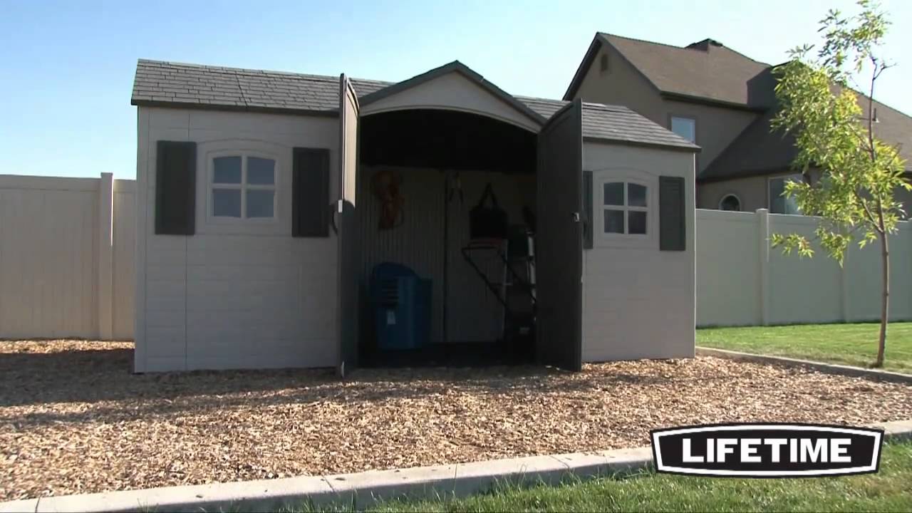 Lifetime 15x8 Garden Storage Shed Kit (6446)