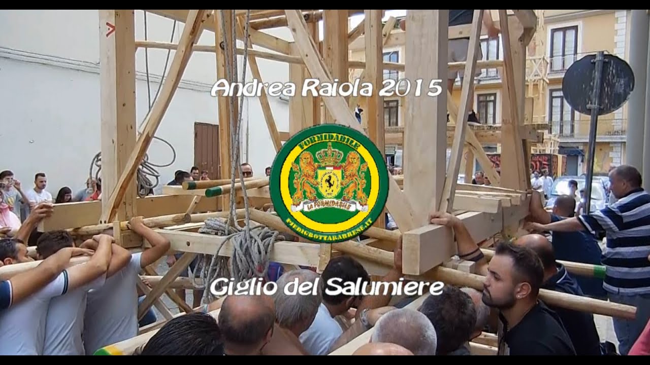 spostamento giglio del salumiere 2015 paranza Formidabile barrese