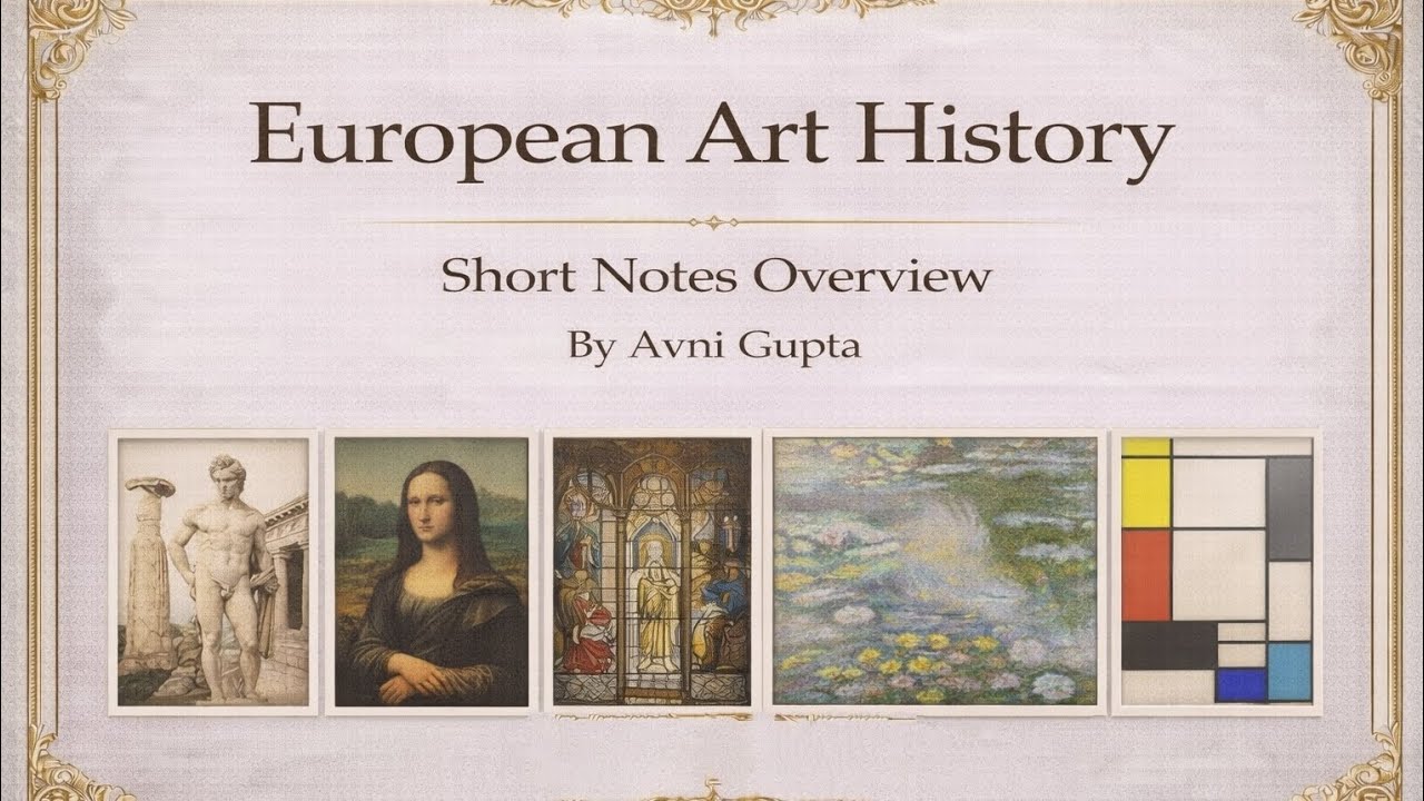 European Art History | Short Notes | Overview 
