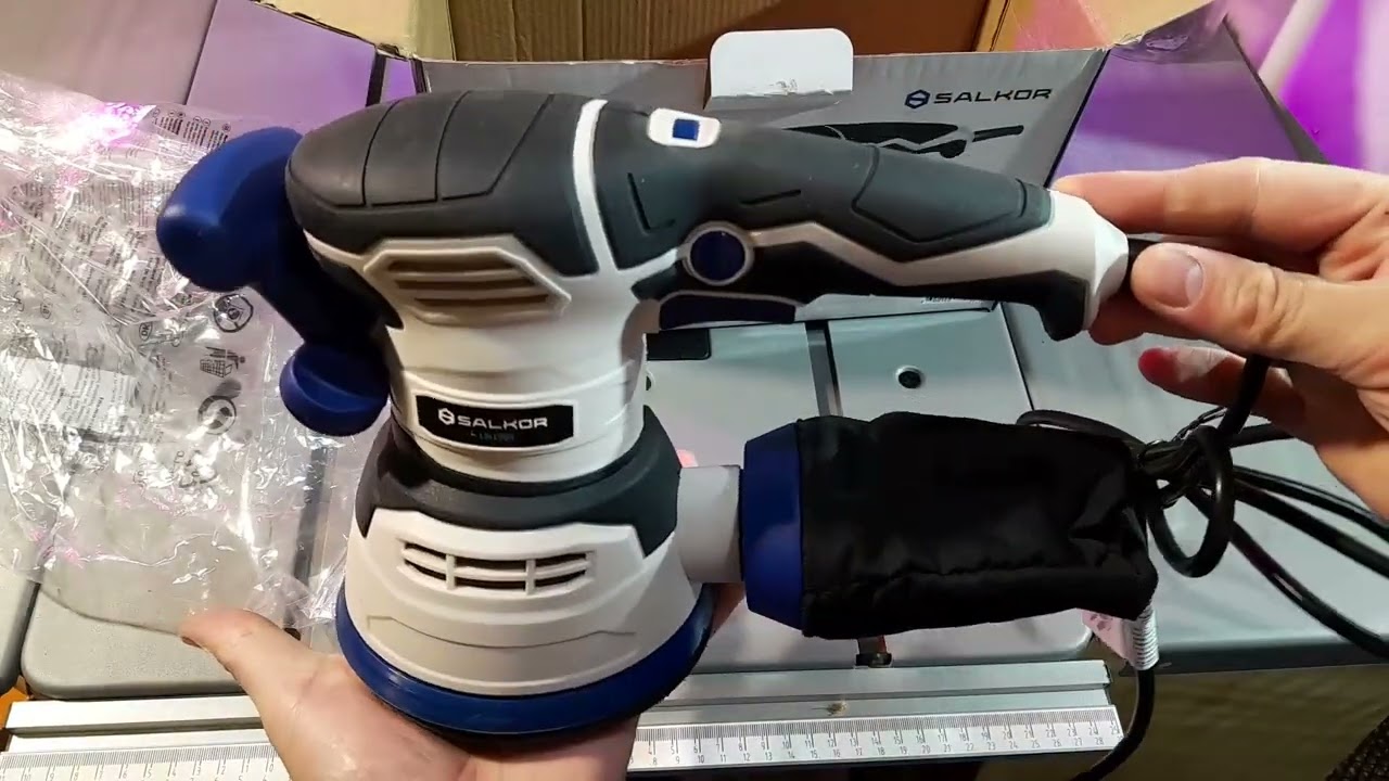 ¡Unboxing y Reseña Completa de la Lijadora Rotorbital Salkor!