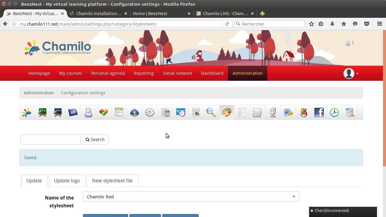 Basic configuration - Chamilo LMS 1.11 tutorial by Yannick Warnier (English version)