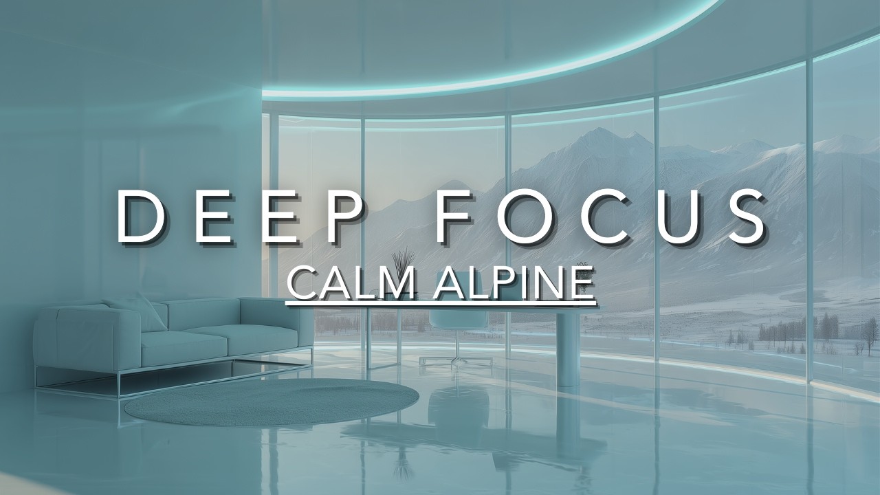 Deep Focus Ambient Music for Work & Study (2 HOURS) | Calm Alpine