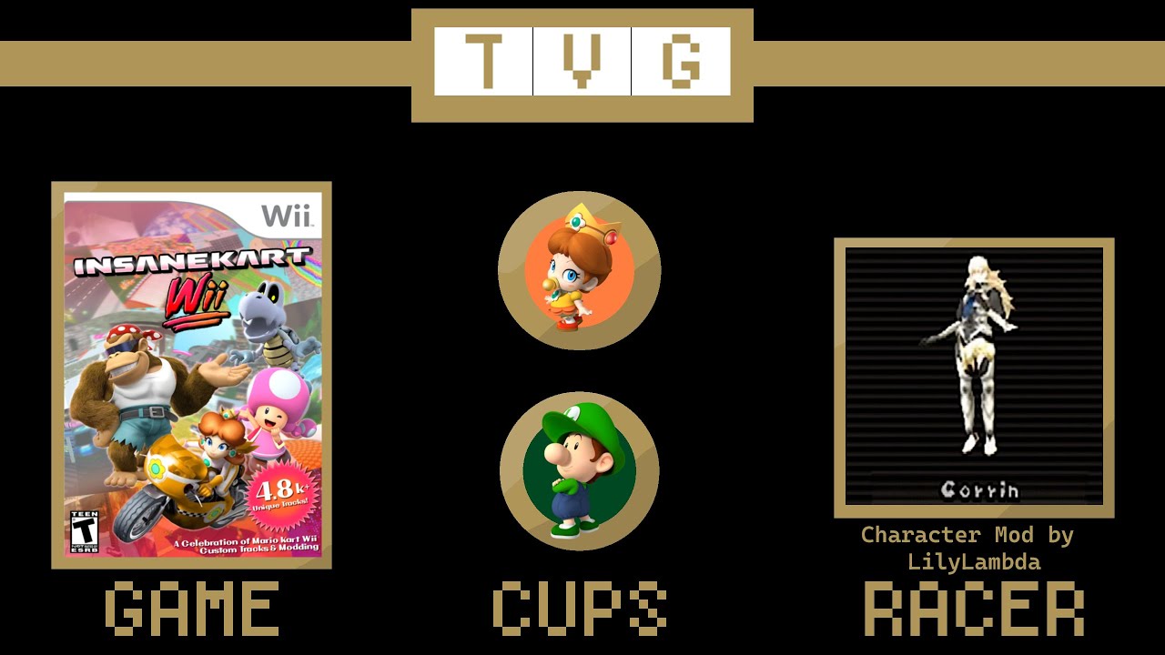 Insane Kart Wii Custom Tracks: Baby Daisy and Baby Luigi Cups
