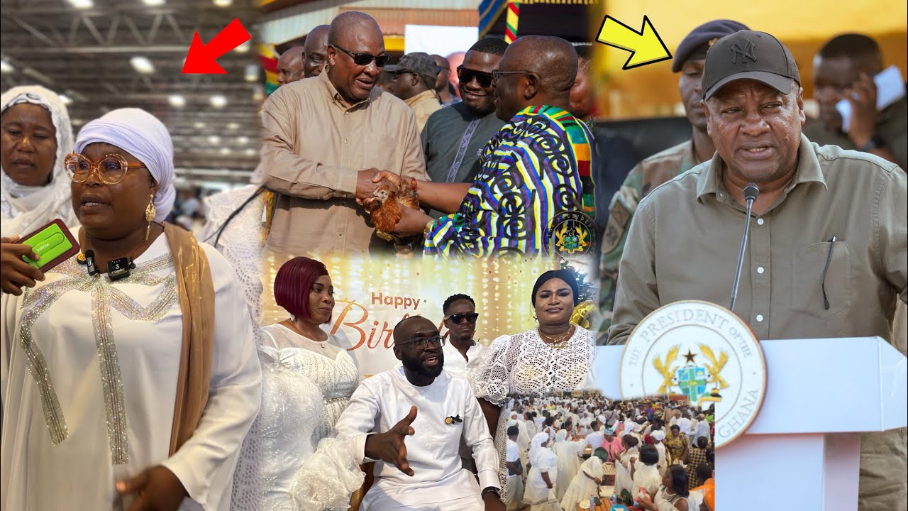 Kejetia market woman Thanks Prz John Mahama & Wife Lordina for fulfilling his NKOKO KETENKETEN