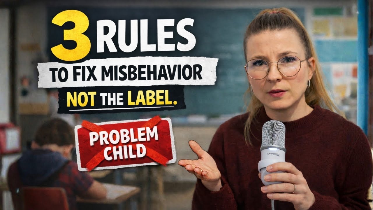 How To Fix Misbehavior - 3 Rules You Must Try In Your Classroom