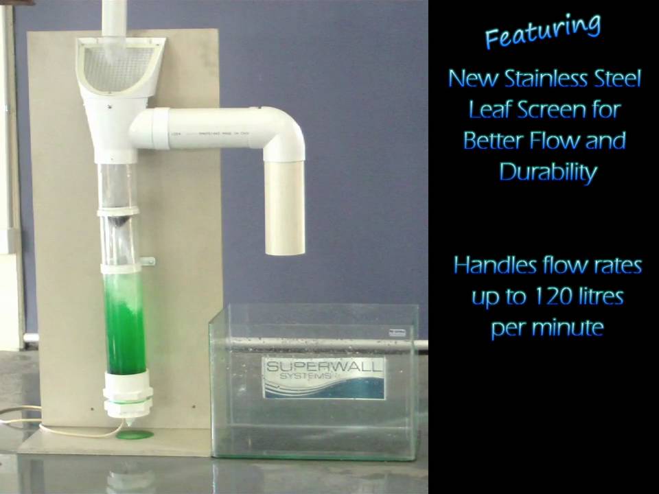 Superhead rain head and first flush for harvesting rainwater