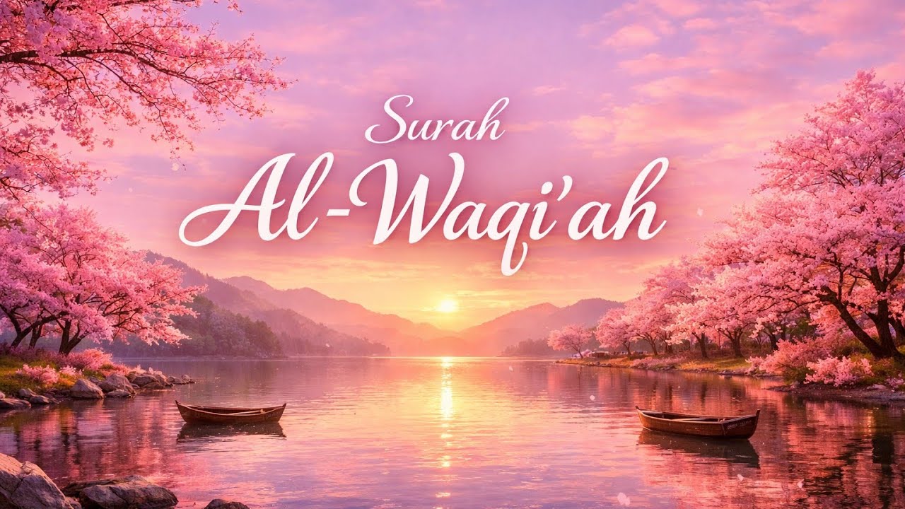 Surah AL - WAQİ'AH   BADR AL TURKİ.      #quran #قرآن #waqia #surah 