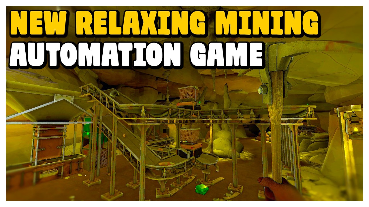 MineMogul is a relaxing and fun mining automation game