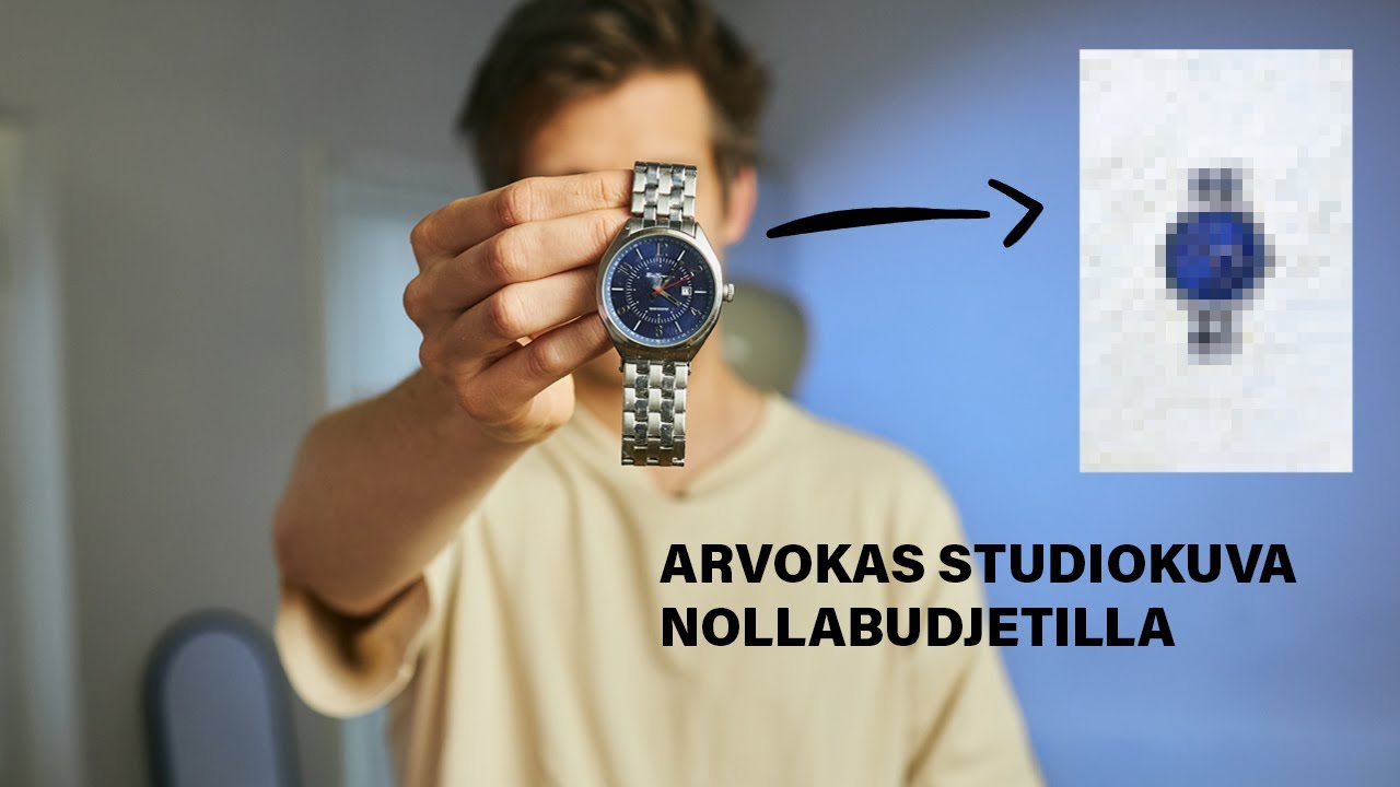 Näin kuvasin arvokkaan studiokuvan nollabudjetilla