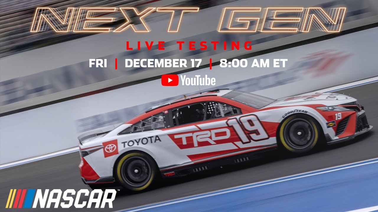 Live: Next Gen Charlotte Oval Testing: Dec 17 | NASCAR