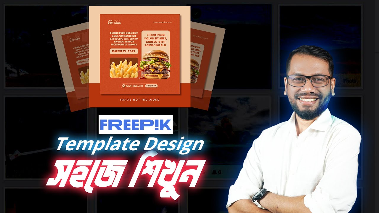 How to template design for Freepik | বাংলা টিউটোরিয়াল