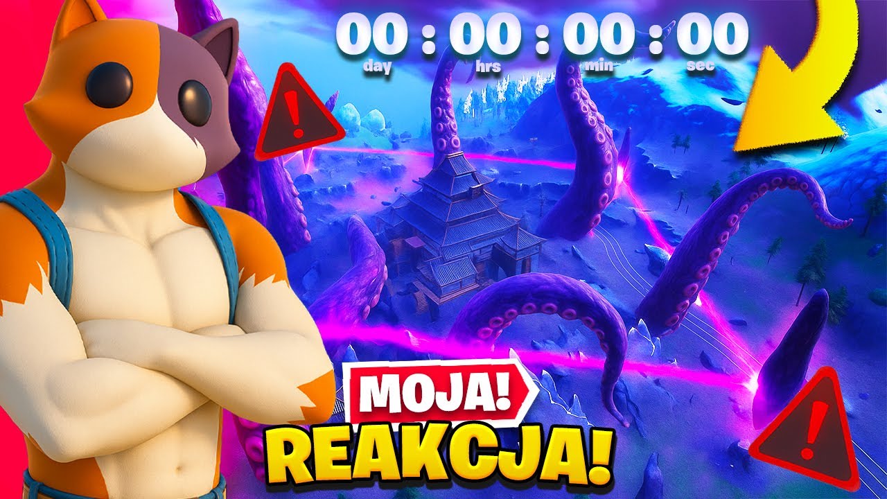 REAKCJA MIIGAO NA WIELKI EVENT KRAKENA w FORTNITE!