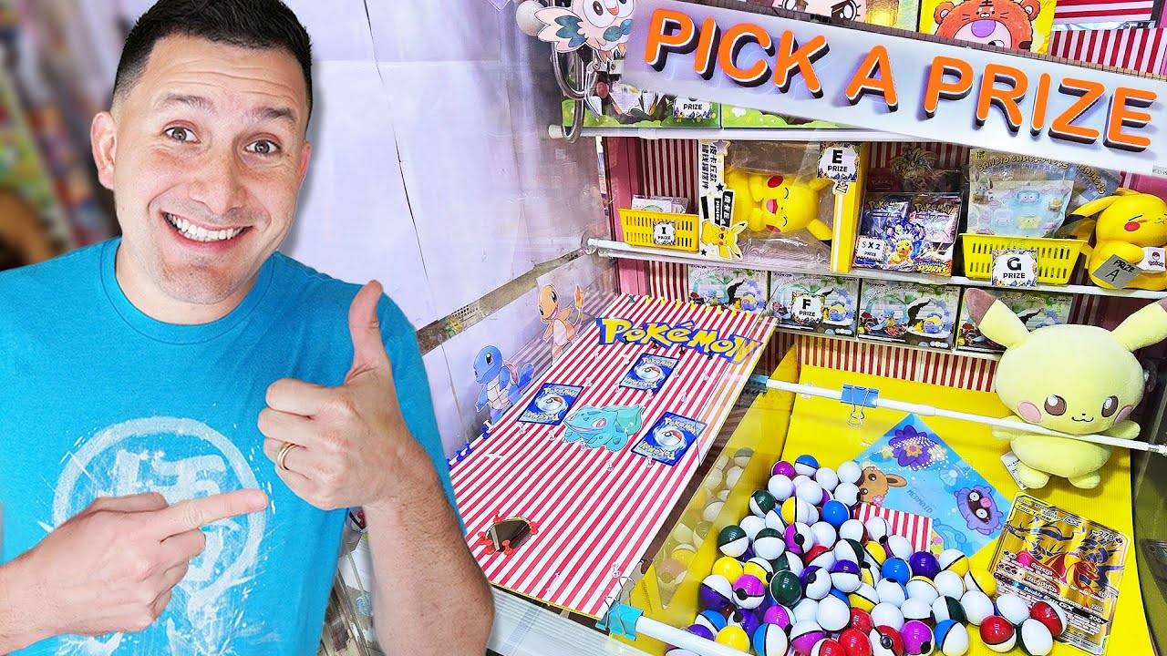 This Claw Machine is so simple, but so Satisfying to win from! Pick A Prize Singapore!