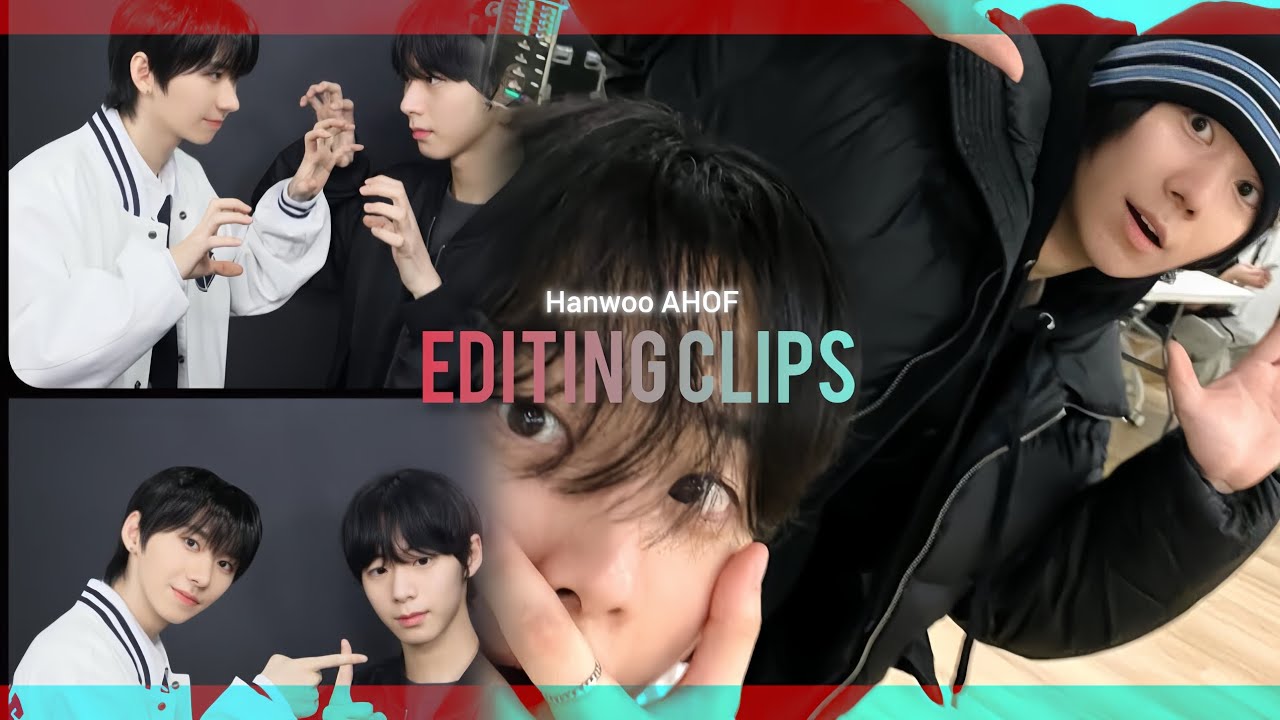 [1080p] AHOF Hanwoo [Han + Jeongwoo] editing clips | scene pack 