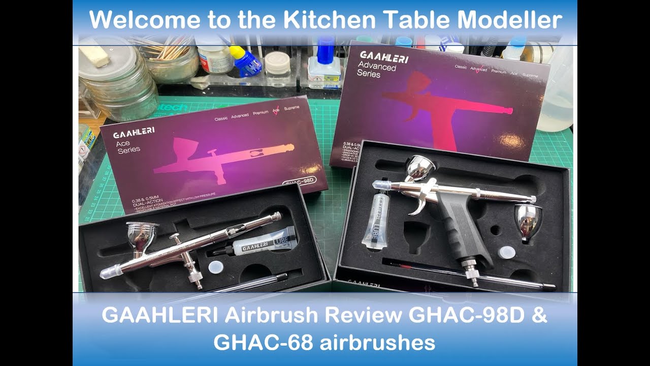 GAAHLERI GHAC-98D & GHAD-68 Airbrush On Test Painting Review Part 2