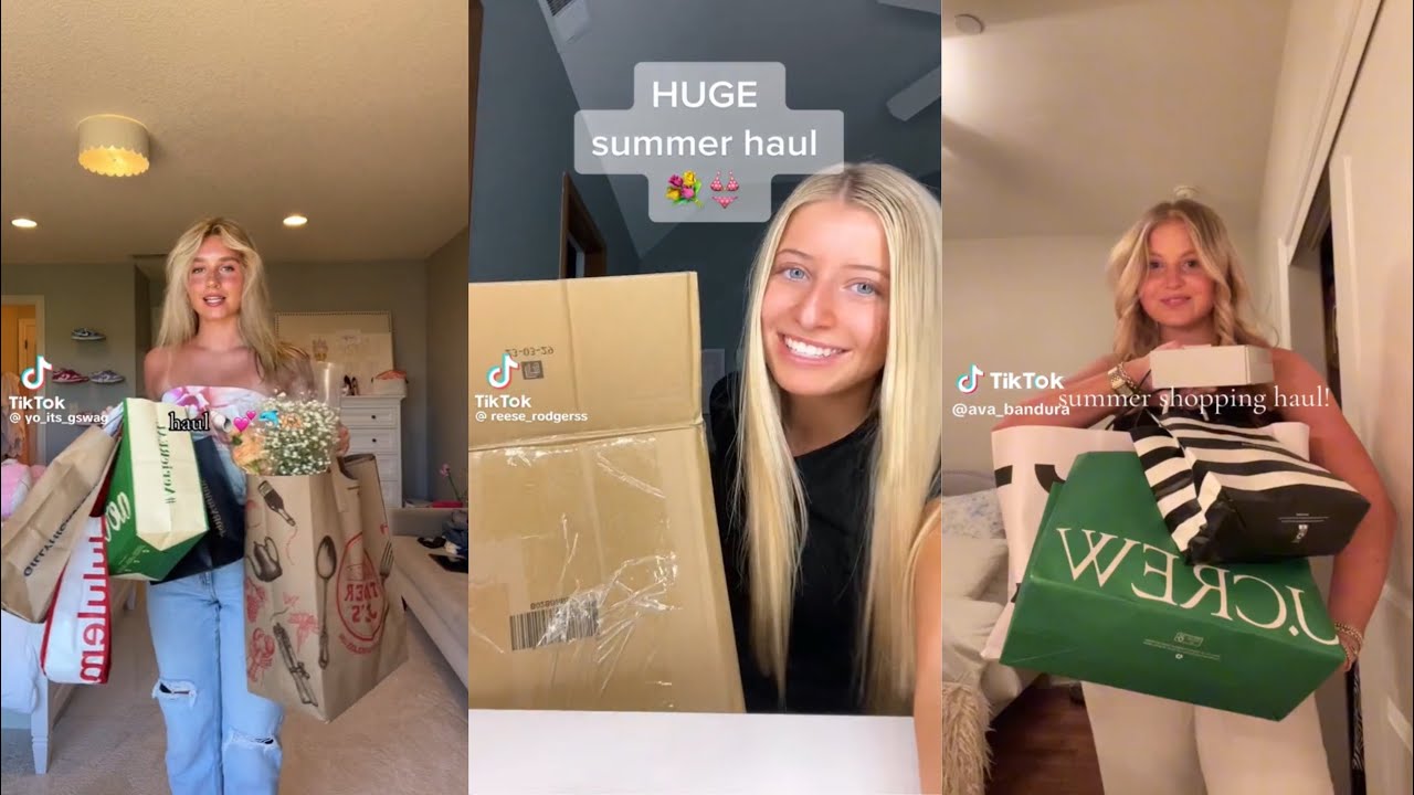 Summer shopping haul - TikTok compilation