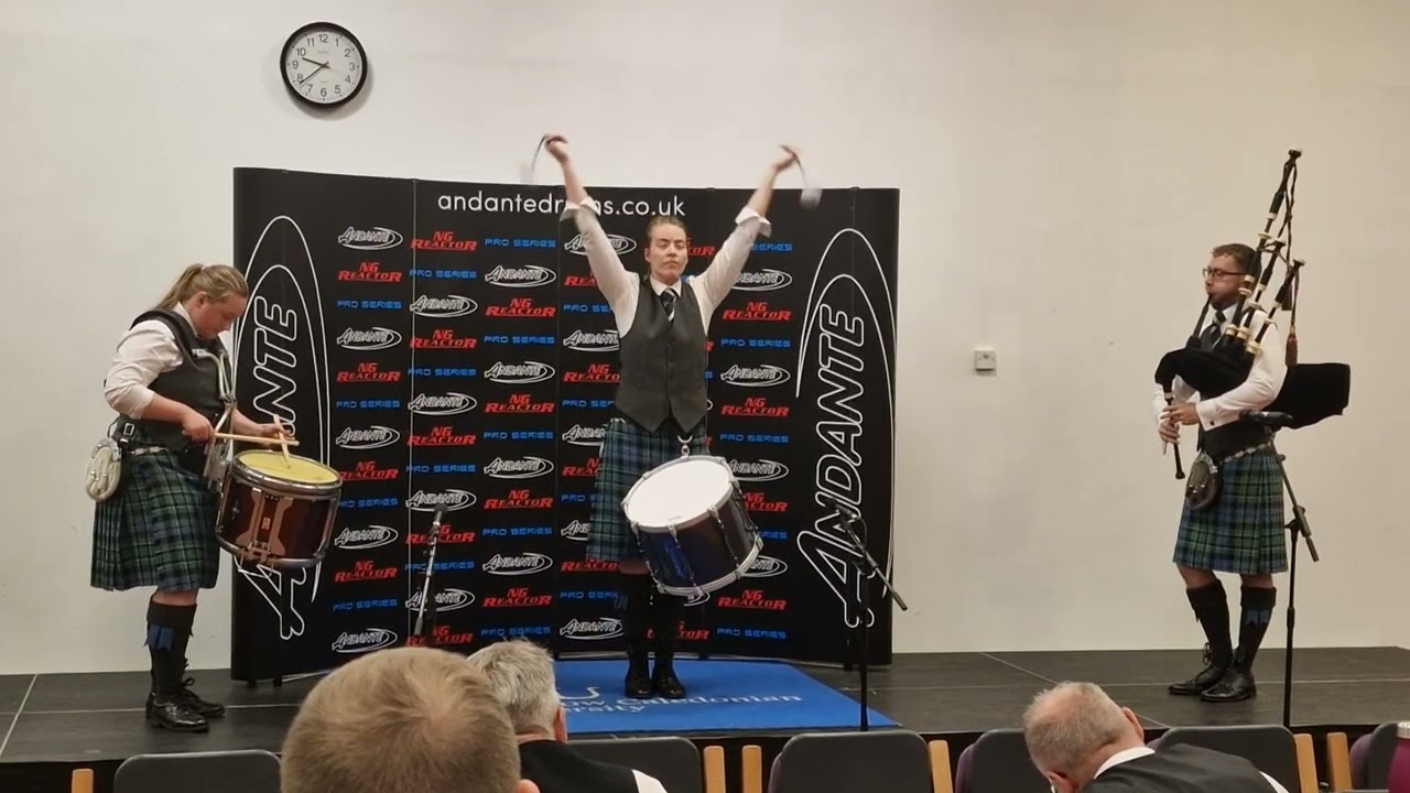 Morven Walker MSR @ World Solo Tenor Drumming Championships Final
