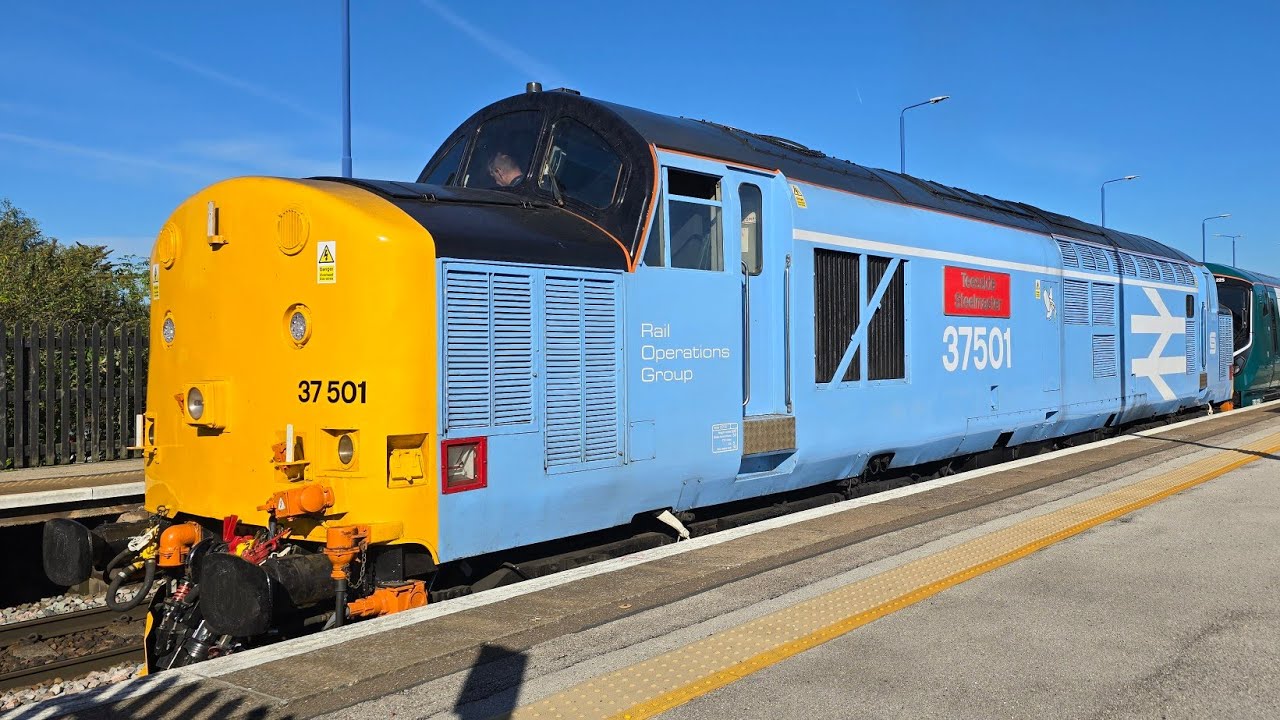 Trains at Swinton South Yorkshire 