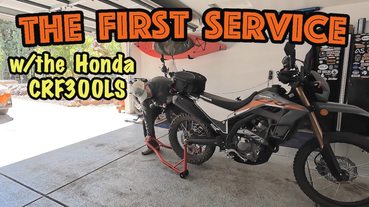 The First Service and Oil Change | Honda CRF300LS