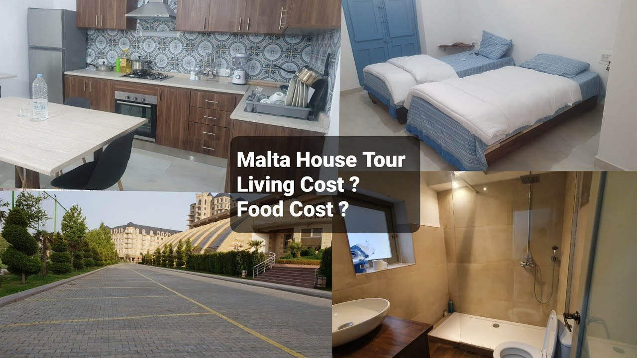 House Tour - Malta main hamara Ghar - living Cost in Malta